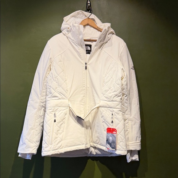 The North Face Jackets & Blazers - The North Face Mirabella White Quilted Hooded Jacket - NWT